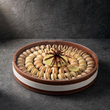 صينية جلد – شوكليت برجر | Leather Tray – Burger Chocolate