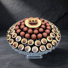 صينية كريستال – شوكليت مطبوع وشوكليت مواليد | Crystal Tray – Printed Chocolate & Baby Chocolate