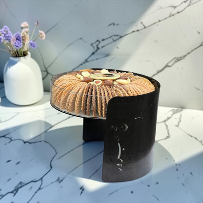Giovanni Luxury Acrylic Platter with Signature Belgian Chocolate – Hajj Collection