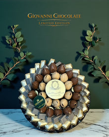 Luxury Crystal Belgian Chocolate Platter