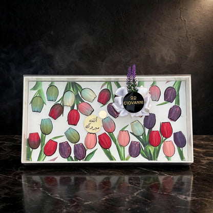 بوكس مستطيل شوكولاتة لوتس | Rectangular Lotus Chocolate Box