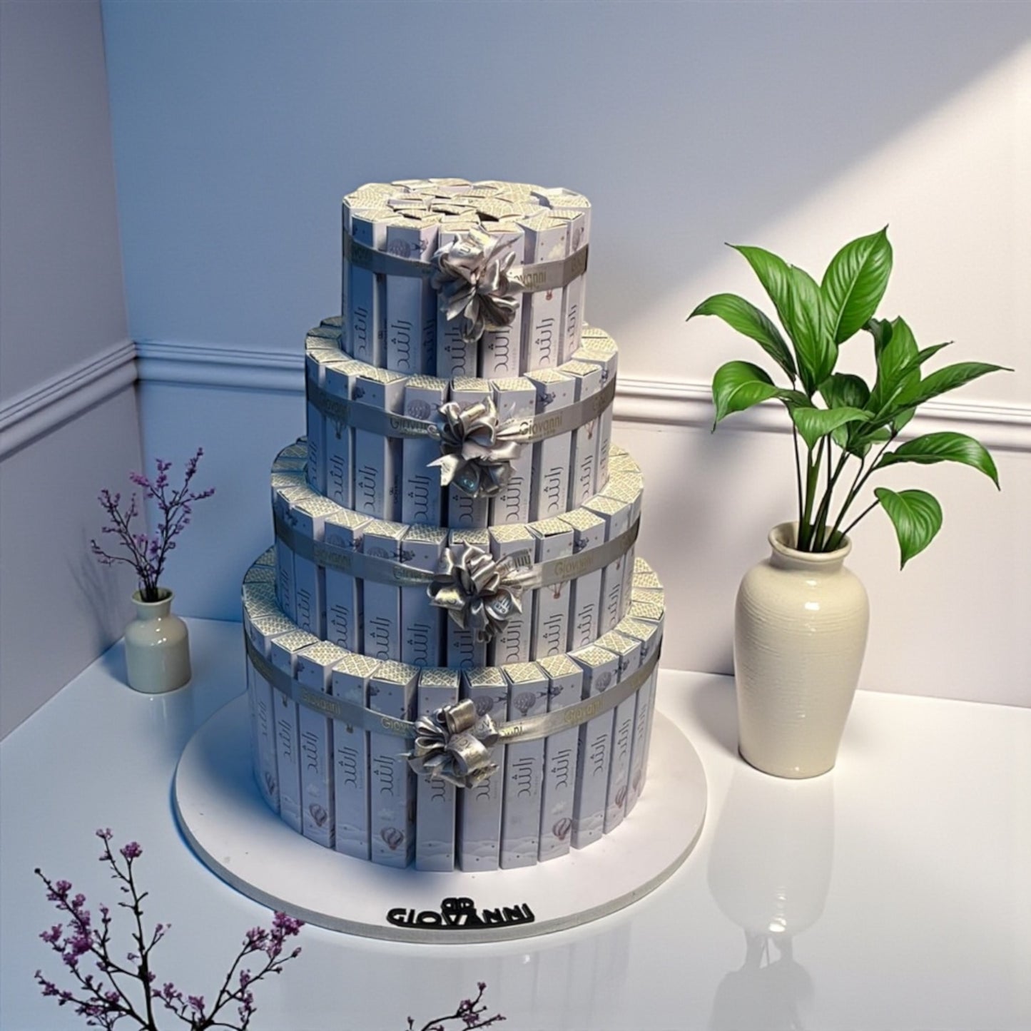 هرم توزيعات فاين فير مطبوع | Giovanni Chocolate Printed Fine Fair Distribution Pyramid | Giovanni Chocolate