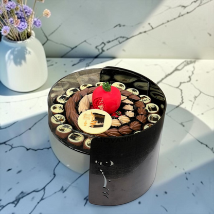 Giovanni Luxury Acrylic Platter with Signature Belgian Chocolate – Hajj Collection