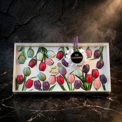 بوكس مستطيل شوكولاتة لوتس | Rectangular Lotus Chocolate Box