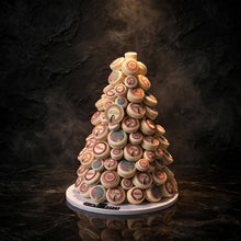 هرم مكرون مطبوع – الشكل الأول | Printed Macaron Pyramid – Design 1