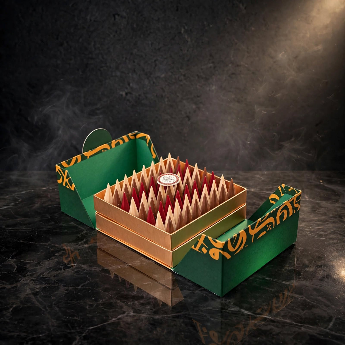 بوكس أرابيسك طبقتين | Arabesque Chocolate Box – 2 Layers