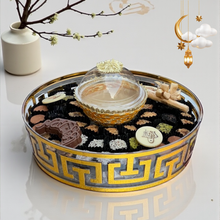 Fresh Acrylic Platter with Mini Date Treats & Tahini صحن أكريليك فرستشي مع تمرية ميني وطحينة — 600 جم