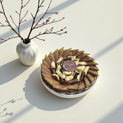 Giovanni Luxury Ramadan Chocolate Plate صحن شوكليت رمضان فاخر – جيوفاني
