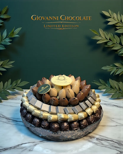 Luxury Crystal Belgian Chocolate Platter