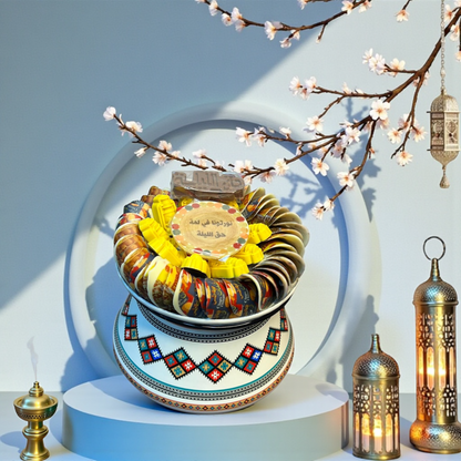 صحن تراثي مع شوكولا ميكس  – حق الليلة