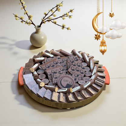 Luxury Ramadan Platter – Gourmet Chocolate Signature Edition  صحن رمضان الفاخر – سيجنتشر جورمية شوكليت