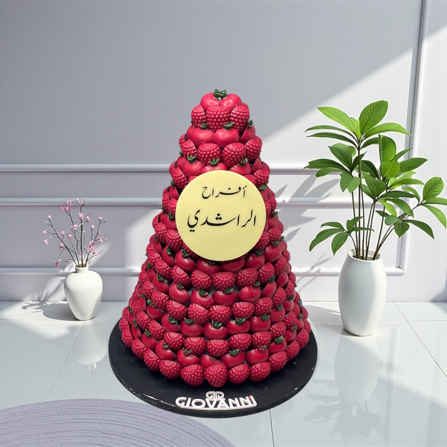 هرم شوكولاتة الرومان بطباعة مخصصة
Roman Chocolate Pyramid – Custom Printed