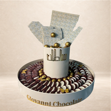 صحن أكريليك البرج | Acrylic Tower Chocolate Platter