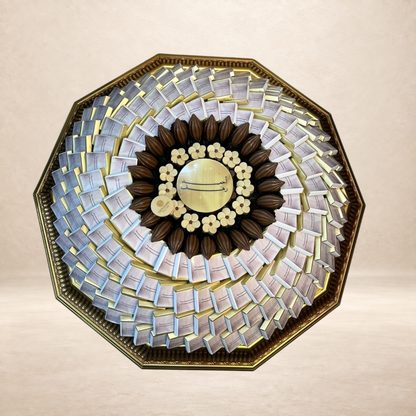صحن أدرواد مع شوكليت مطبوعة | Adrwad Plate with Printed Chocolate