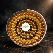 بوكس أكريليك دائري كون مزدوج | Round Acrylic Box – Double Chocolate Cones