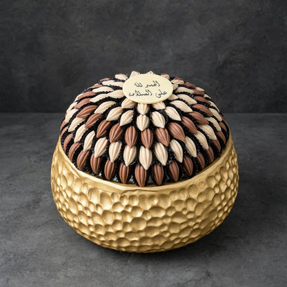 صحن سيراميك بشوكولاتة الكاكاو | Ceramic Cocoa Chocolate Platter