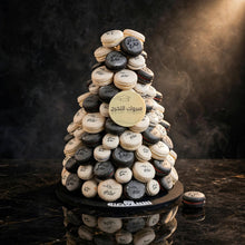 هرم مكرون مطبوع – الشكل الثاني | Printed Macaron Pyramid – Design 2