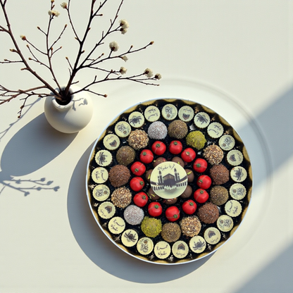 Giovanni Luxury Assorted Chocolate Plate  03 صحن شوكليت جيوفاني الفاخر – تشكيلة مشكلة