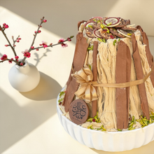 Luxury Porcelain Platter – Rahash Flake &amp; Chocolate Flake صحن بورسلين فاخر مع حلاوة رهش فليك وشوكليت فليك