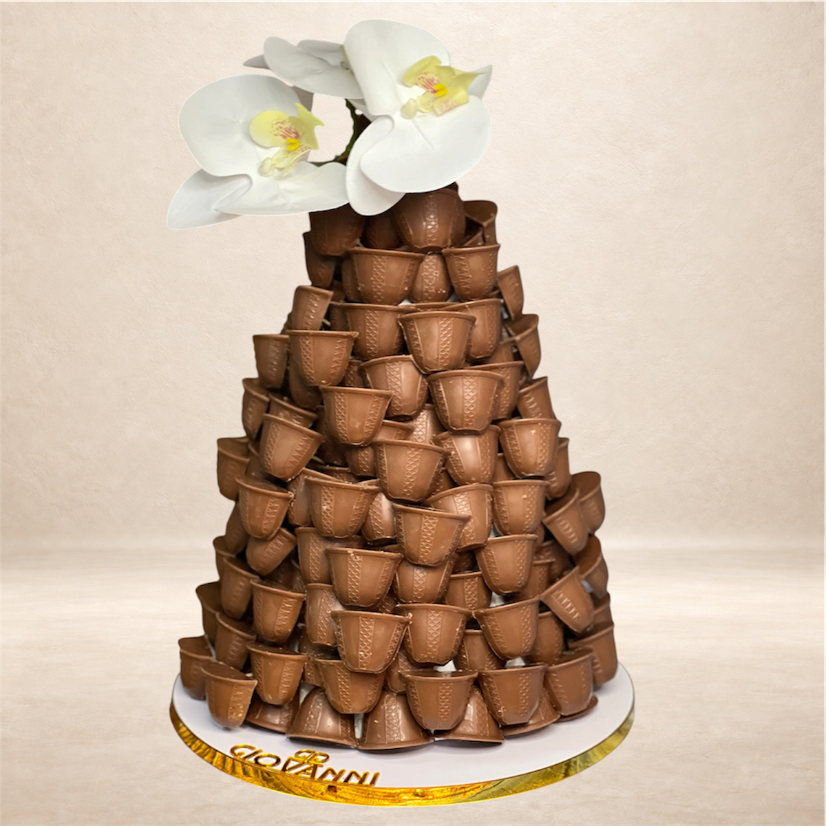 هرم فنجان شوكليت | Chocolate Cup Pyramid