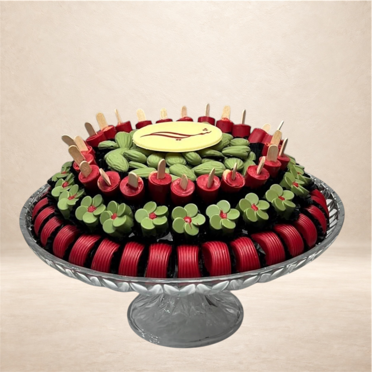 باكيدج أعراس ٥ صحون زجاج | Glass Wedding Package (5 Platters)