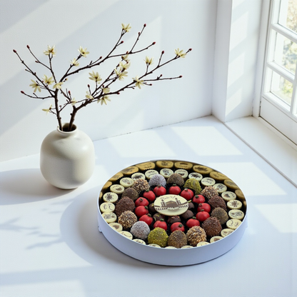 Giovanni Luxury Assorted Chocolate Plate  03 صحن شوكليت جيوفاني الفاخر – تشكيلة مشكلة