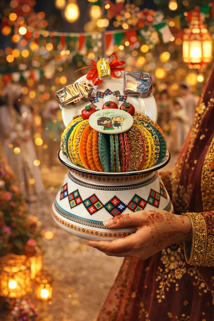 صحن تراثي مع شوكولا ميكس  – حق الليلة