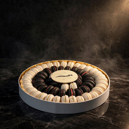 بوكس كرتون مكرون كبير – تصميم إضافي | Large Macaron Gift Box – Additional Design