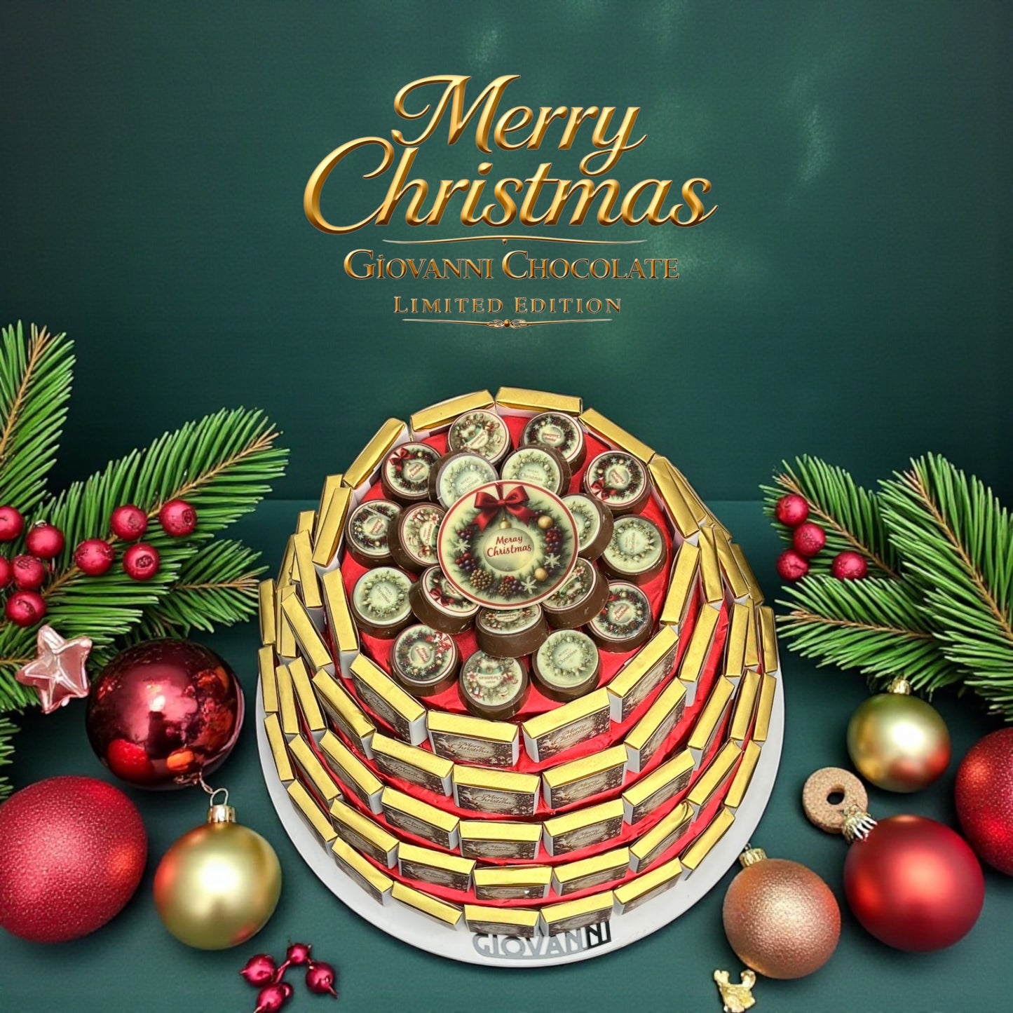 Giovanni Christmas Chocolate Pyramid | Limited Edition