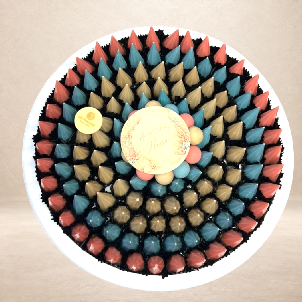ستاند خشبي شوكليت كون بيبي | Wooden Stand with Baby Chocolate Cones