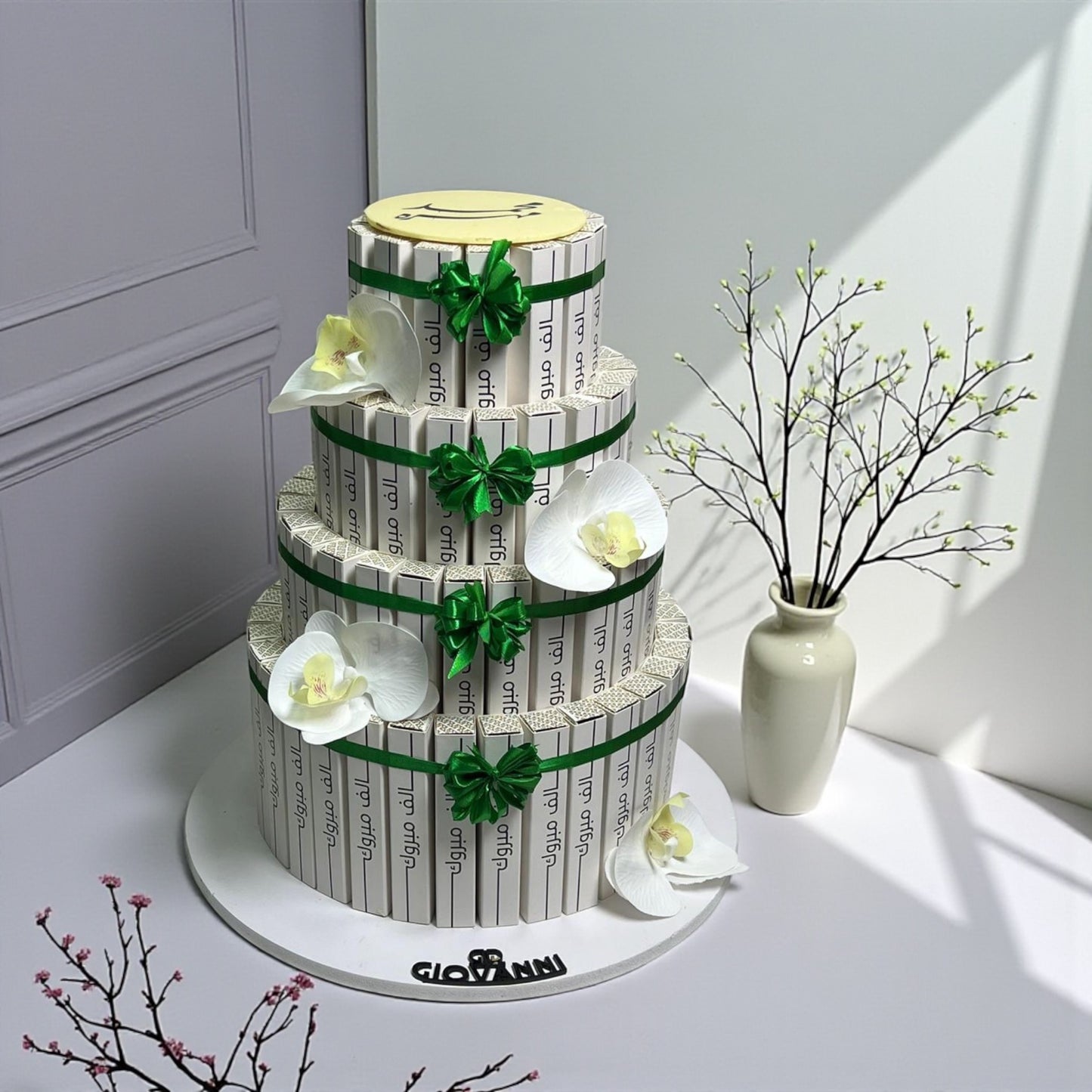 هرم توزيعات فاين فير مطبوع | Giovanni Chocolate Printed Fine Fair Distribution Pyramid | Giovanni Chocolate
