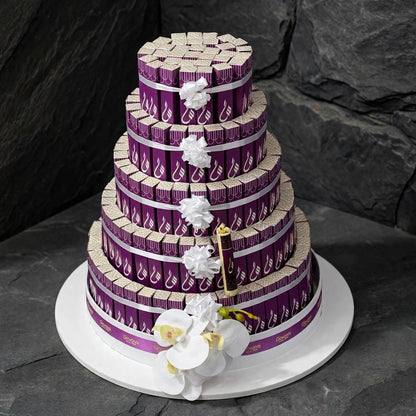 هرم فاين فير خماسي الطوابق – 170 قطعة | Five-Tier Fine Fair Chocolate Pyramid – 170 Pieces
