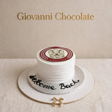 Welcome-back cake with a custom seal | GC-104