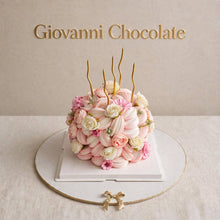 Pastel floral cake with gold candles | GC-60