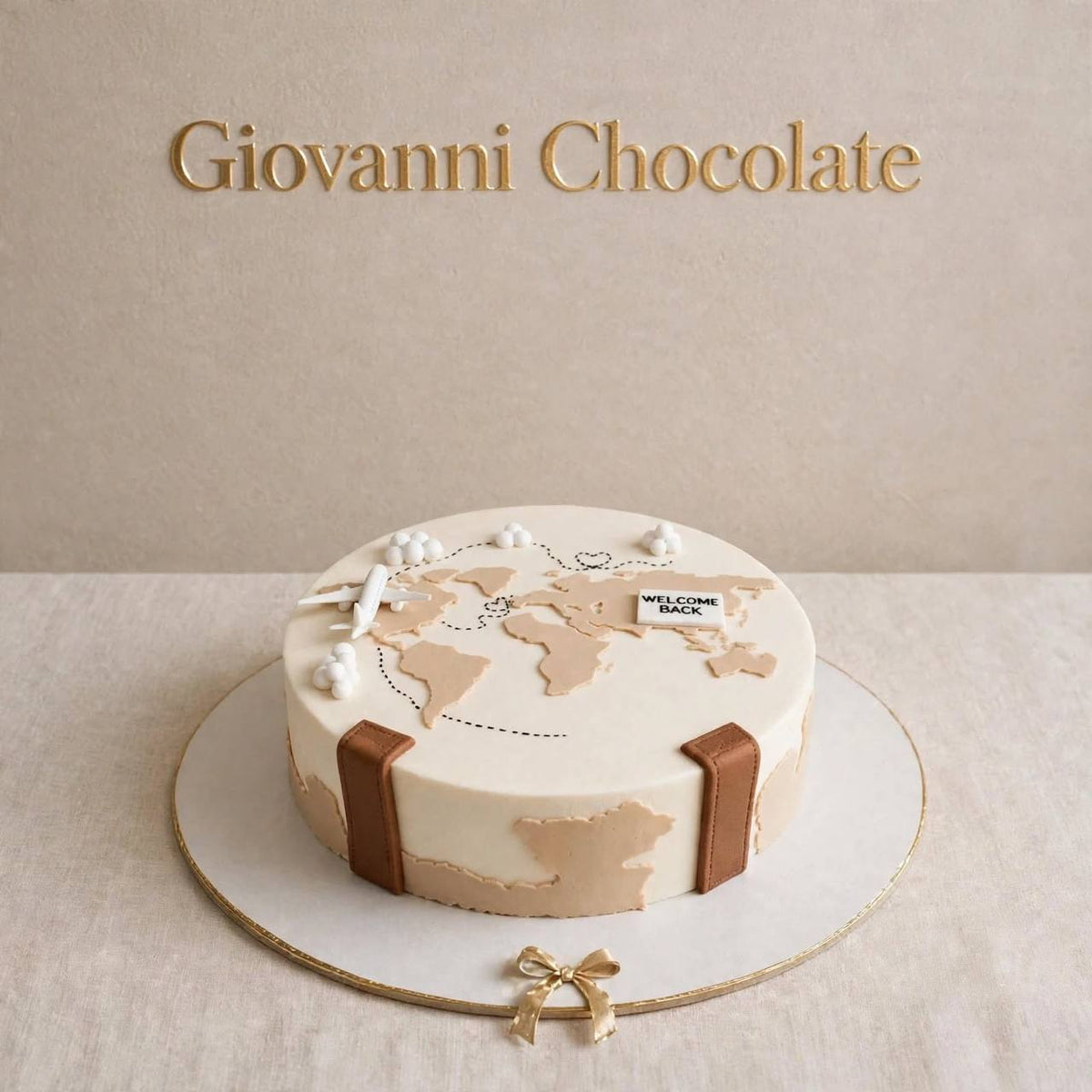 World-map travel cake | GC-71