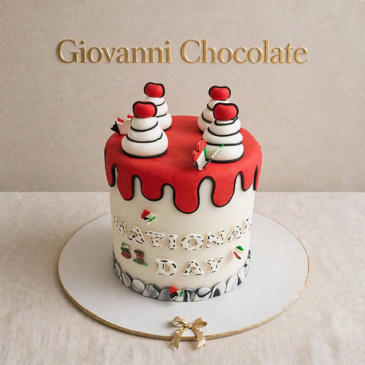 Red-drip National Day cake | GC-78