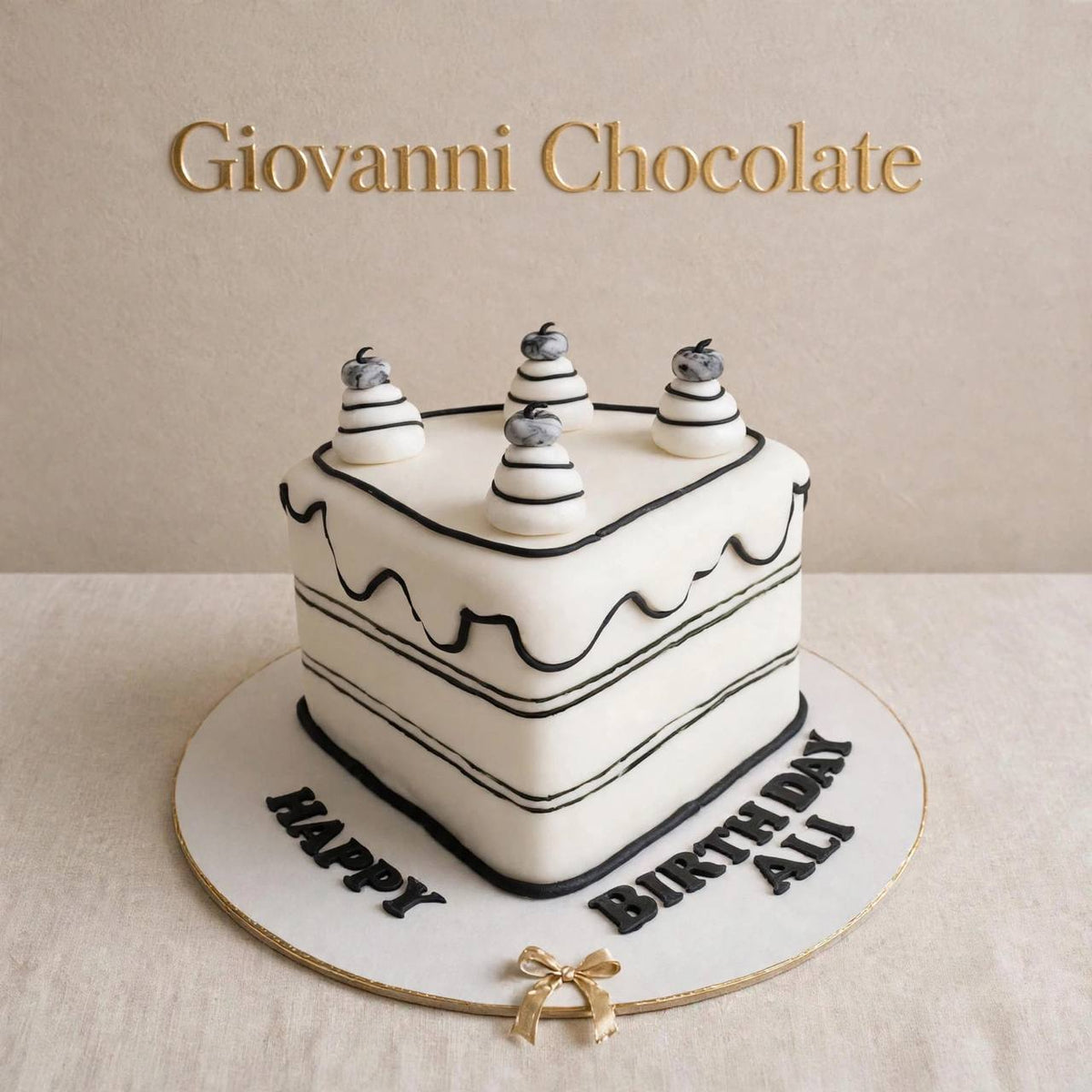 Heart-shaped cartoon cake | GC-82