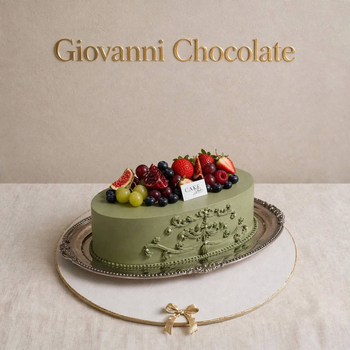 Pistachio cake with fresh fruits | GC-92