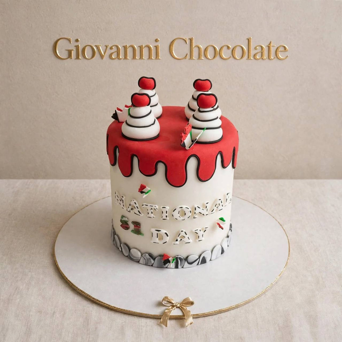 Red National Day 51 cake | GC-99