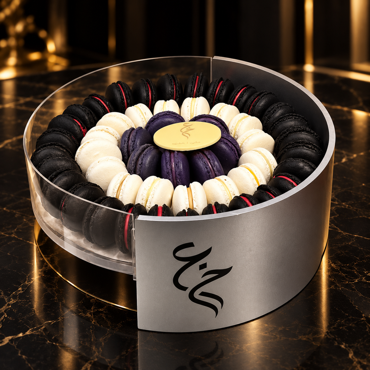 باكيدج الأكريليك مع الخشب للأعراس والمناسبات (٥ صحون) – Acrylic & Wood Wedding and Occasions Package (5 Platters) – صورة 2