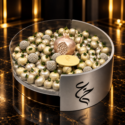 باكيدج الأكريليك مع الخشب للأعراس والمناسبات (٥ صحون) – Acrylic & Wood Wedding and Occasions Package (5 Platters)