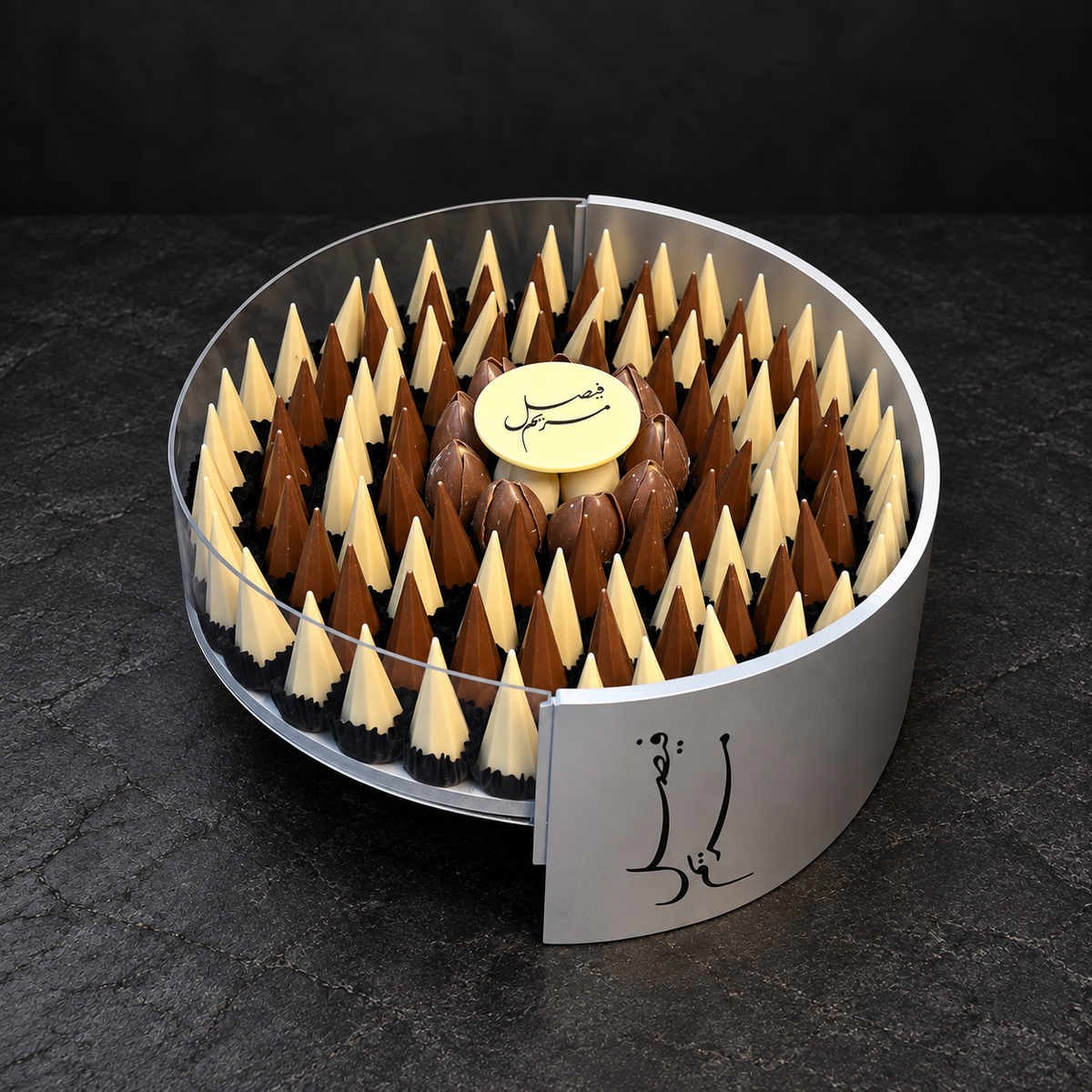 باكيدج الأكريليك مع الخشب للأعراس والمناسبات (٦ صحون) – Acrylic & Wood Wedding and Occasions Package (6 Platters) – صورة 5