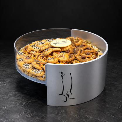 باكيدج الأكريليك مع الخشب للأعراس والمناسبات (٦ صحون) – Acrylic & Wood Wedding and Occasions Package (6 Platters) – صورة 4