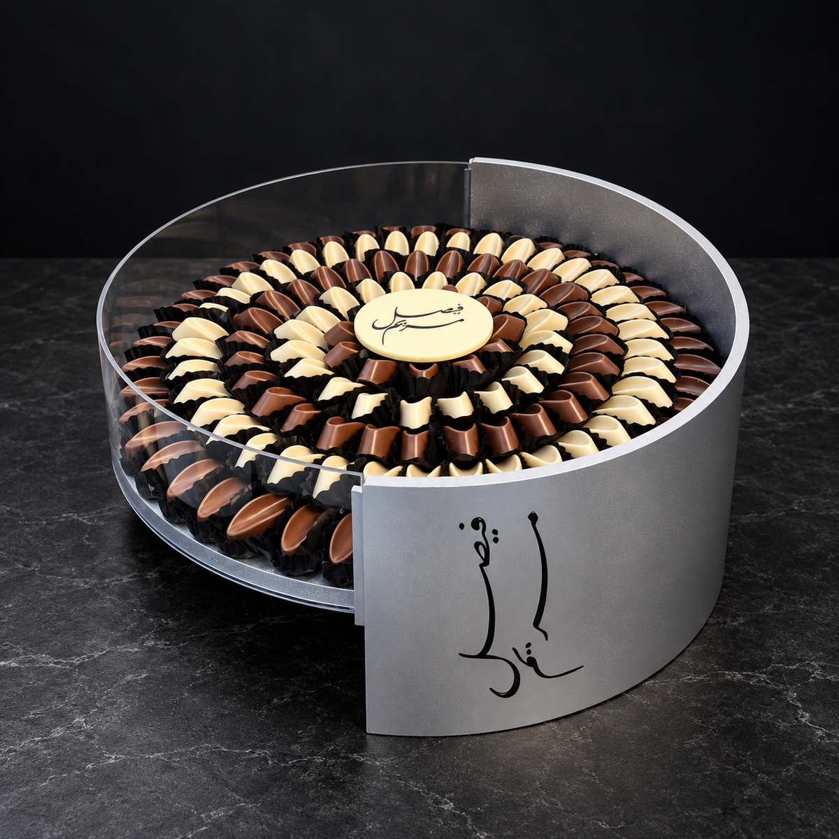باكيدج الأكريليك مع الخشب للأعراس والمناسبات (٦ صحون) – Acrylic & Wood Wedding and Occasions Package (6 Platters) – صورة 3