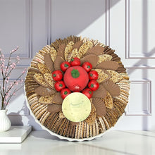 Caramelized Sesame Tray with Luxury Crystal Plate صحن سمسم مكرمل مع صحن كريستال فخم