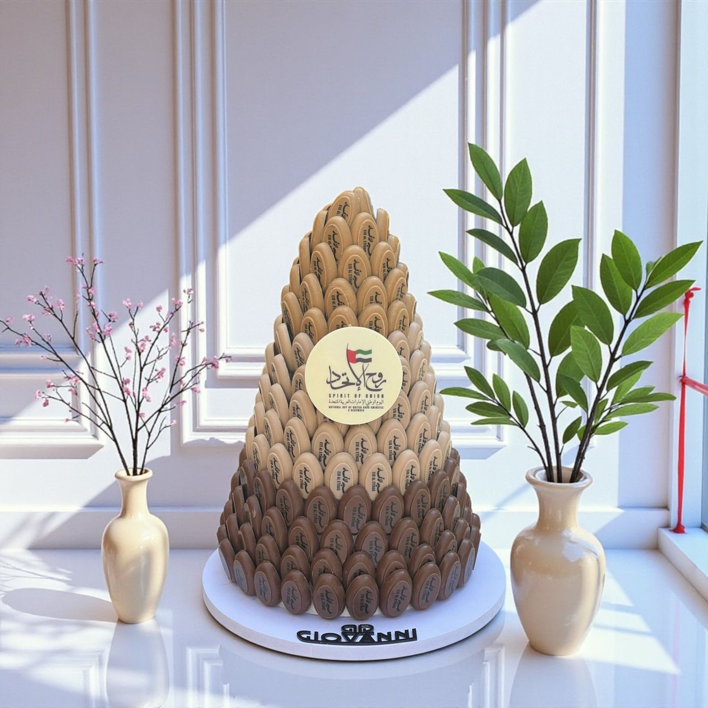 🟤 هرم شوكوبون شعبية – شوكولاتة جيوفاني