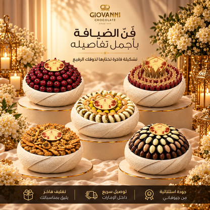 باكيدج أعراس ٥ صحون (تايب ٢) – Wedding Package 5 Trays (Type 2)