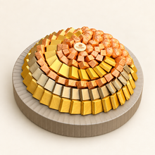 صحن جلد شوكولاتة مغلفة | Leather Wrapped Chocolate Tray