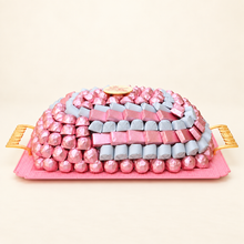 صينية ستانلس ستيل شوكولاتة مغلفة مواليد | Newborn Stainless Steel Chocolate Tray