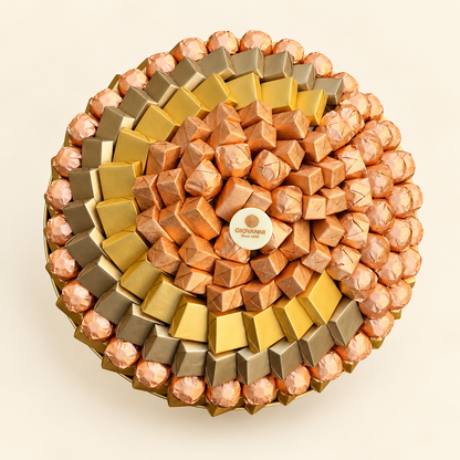 صحن سيراميك مع شوكليت مغلف | Ceramic Tray with Wrapped Chocolate
